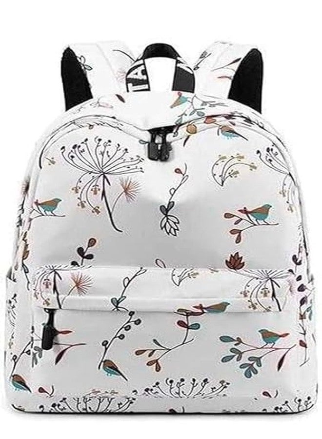AMAGUR 20L Backpack School Bag For Travel With Bottle Compartment | Trendy Water Resistant High Storage Bag For Men & Women | Boys & Girls Laptop Printed Backpack For College Gift (White Tree) - Image 2
