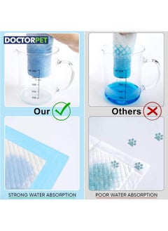 DOCTERPET Doctor Pet Training Pads Lemon 30's (60x60cm) – Large Rapid-Dry Leak-Proof Pads,Scented, 6 Layers Quilted, Superior Absorption, Odor Control, Pet Training for Dogs, Cats, Rabbits  - Image 5