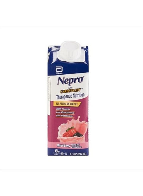 with Carb Steady Complete Nutrition, Mixed Berry, Case of 24 Containers