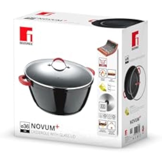 Berghoff Novum Cast Aluminum Casserole With Induction Bottom And Lid 36 Cm X 16 Cm Size - Image 4