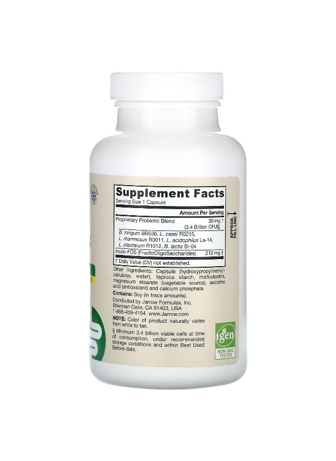jarrow formulas Jarrow Formulas, Vegan Jarro-Dophilus Plus FOS, 300 Veggie Capsules  - Image 2