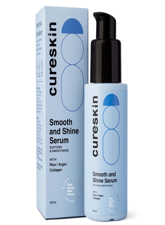 Cureskin سيروم كيورسكين لتنعيم وتلميع الشعر الجاف والمجعد للنساء والرجال | يساعد على تقليل تقصف الشعر، والتجعد، وفك التشابك للحصول على شعر قوي، ومحمي، ولامع - Image 1