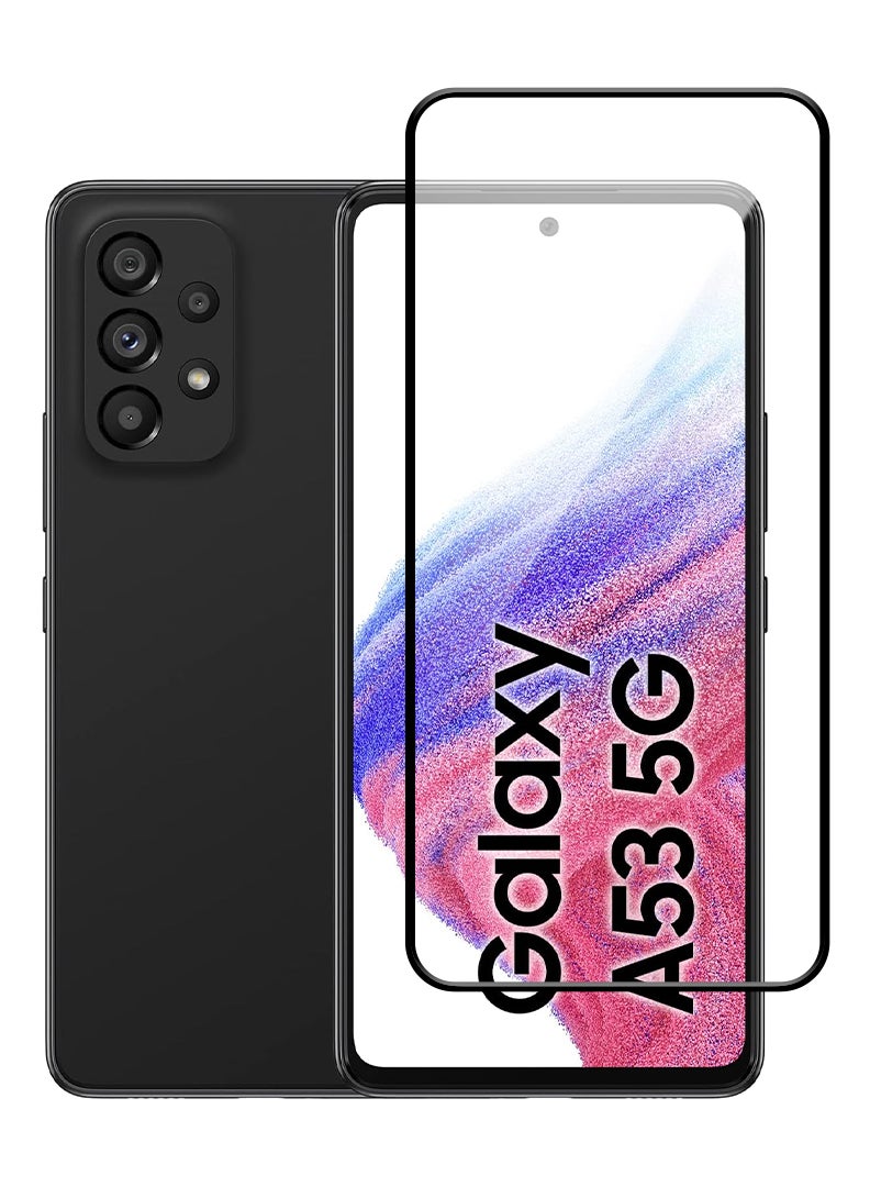 Case Up Screen Protector For Samsung Galaxy A53 9H Hardness Tempered Glass Film, Bubble Free Easy Installation, Full Coverage, Anti Scratch And Touch Sensitive - Image 1