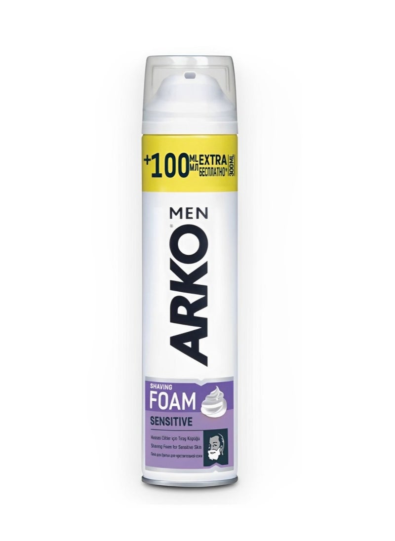 Arko Shaving Foam For Sensitive Skin 300 ml  - Image 1