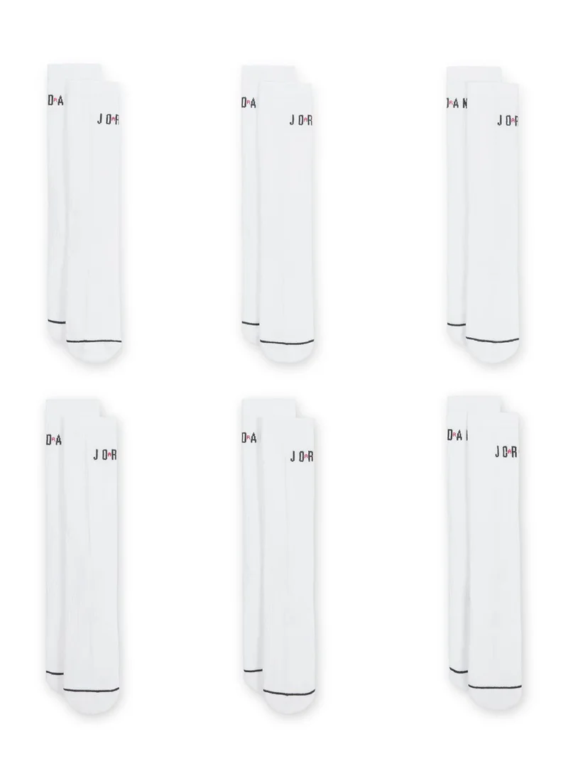 جوردن U J Ed Poly Crew Jor 6Pr - 144