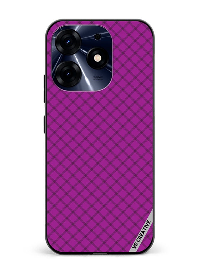 VR CREATIVE Protective Case Cover For Tecno Spark 10 Pro Checks Color Square Geometric Texture Design Multicolour - Image 1