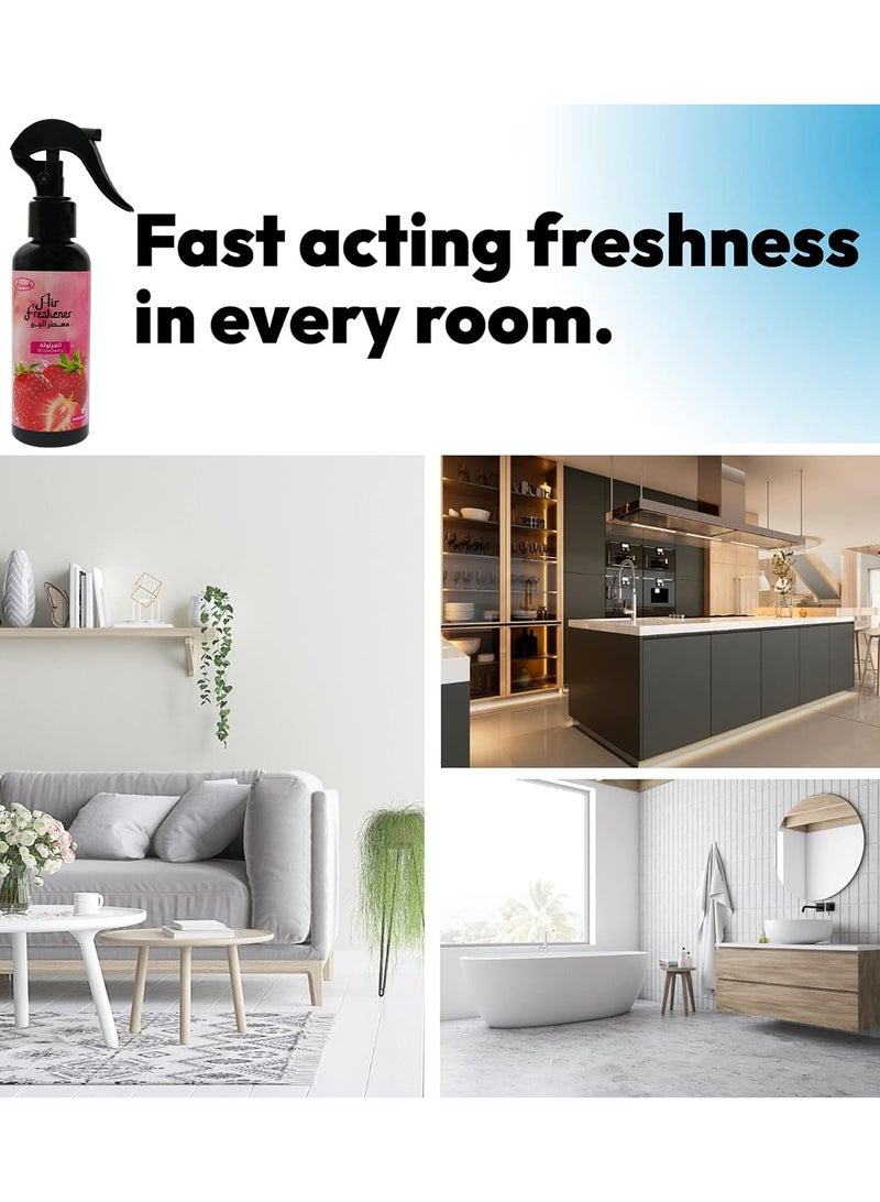 Fresh Combo Offer - Buy 3PC Car Air Freshener Spray 150ml - Long Lasting High Quality Strawberry Air Freshener Home and Car - Image 5
