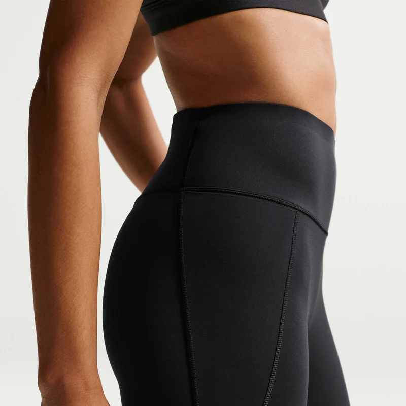 Nike black Women's Universa Medium-Support 7/8 Training Leggings for Women | Best Price UAE