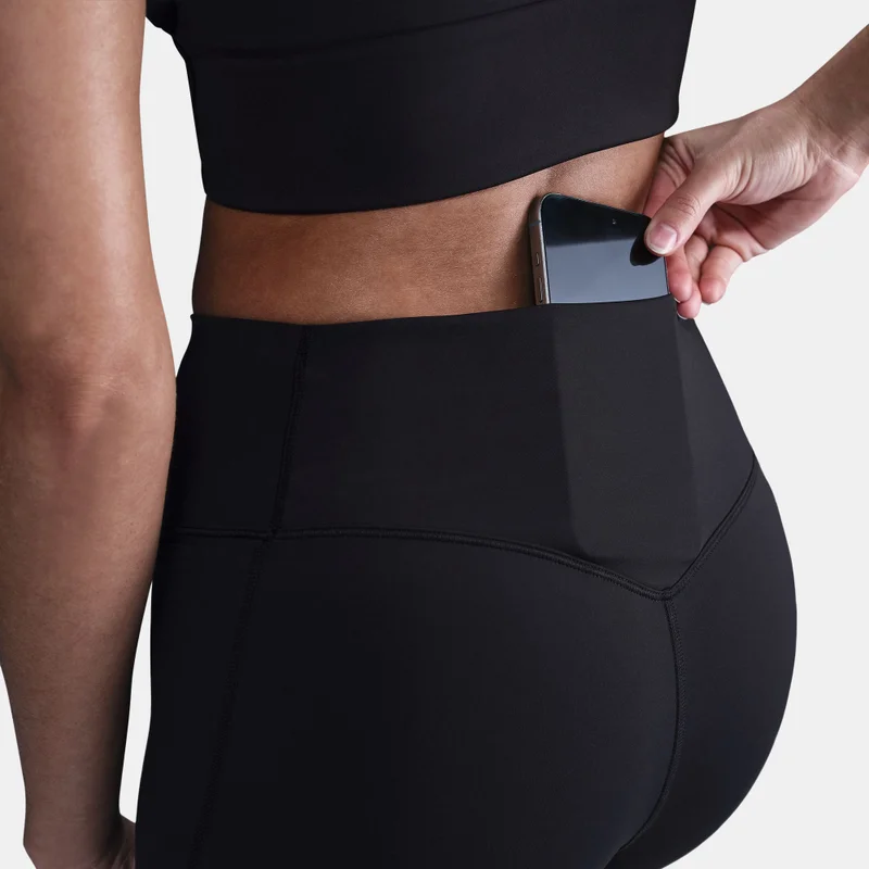 Nike black Women's Universa Medium-Support 7/8 Training Leggings for Women | Best Price UAE