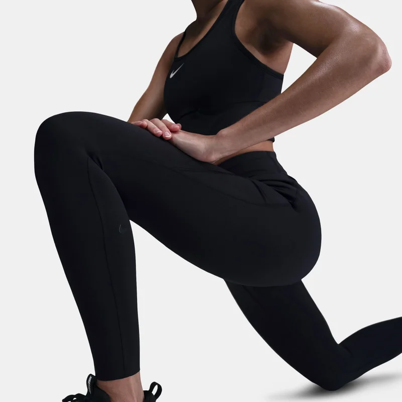 Nike black Women's Universa Medium-Support 7/8 Training Leggings for Women | Best Price UAE