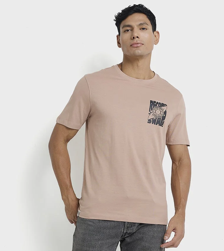 بين شيرمان Ben Sherman Men's Crew Neck Short Sleeve Graphic T-Shirt