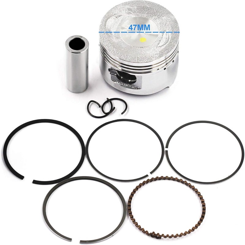 TRKIMAL طقم أسطوانة كبير لتحسين الأداء Trkimal GY6 80cc 47mm ل GY6 49cc 50cc 139QMB ATV سكوتر موبايل كارت - Image 4
