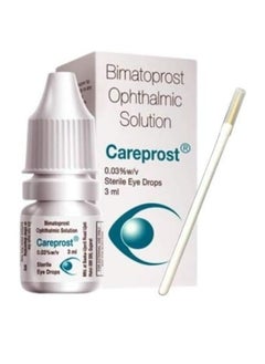 Careprost for eyelash and eyebrows growth with free applicator brush