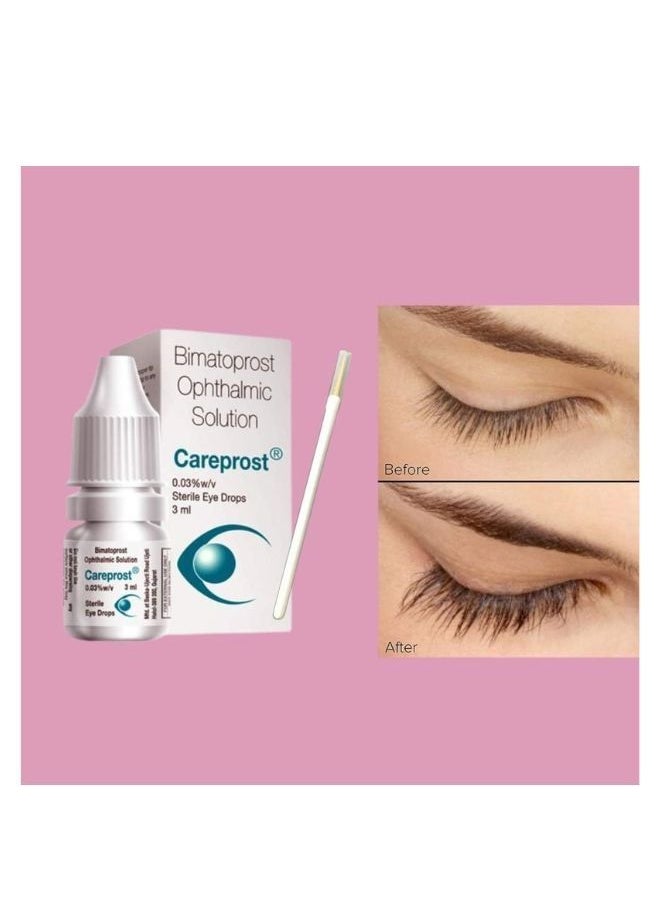 Careprost - Careprost for eyelash and eyebrows growth with free applicator brush - Image 1