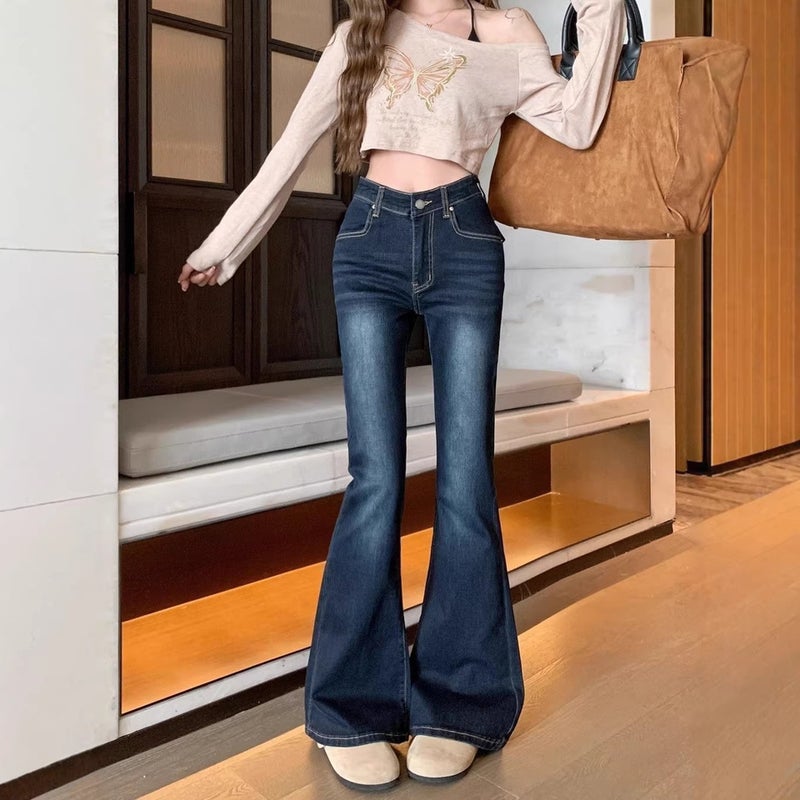 Unisex Casual Daily Denim Jeans - Image 3