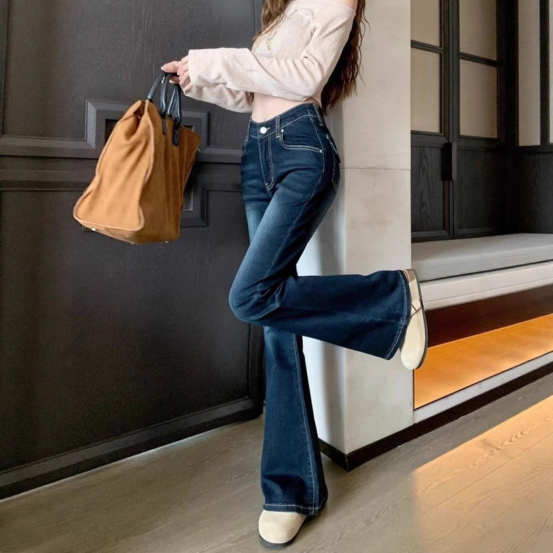 Unisex Casual Daily Denim Jeans - Image 4