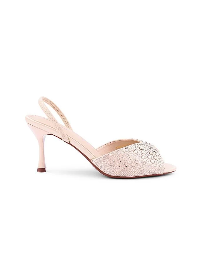 IconStyle Embellished Strappy Heeled Mules