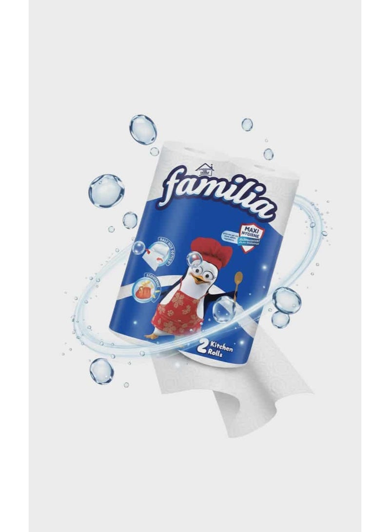 Familia Kitchen Rolls - 8 Rolls - Image 1