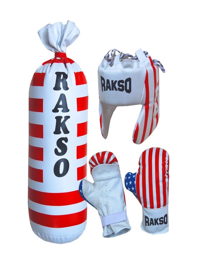 Rakso طقم ملاكمة راكسو إنجلترا 001 للأطفال مع كيس ملاكمة للأطفال من سن 3 إلى 10 سنوات - Image 2