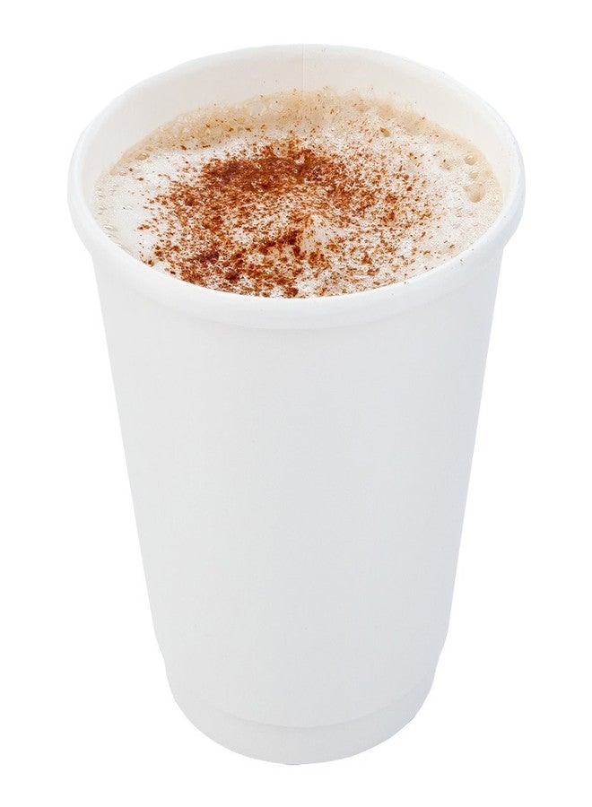 Restaurantware 8 Ounce Paper Coffee Cups 25 Double Wall Disposable Paper Cups - Leakproof Recyclable White Paper Hot Cups Insulated Matching Lids Sold Separately - Image 2