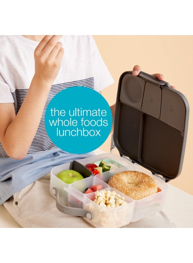 B.Box Whole Foods Lunch Box for Kids | Large Leakproof Compartments | 67.6 fl oz Capacity | Whole Fruit Holder | BPA Free | Easy Open Design-Blue Blaze - Image 5