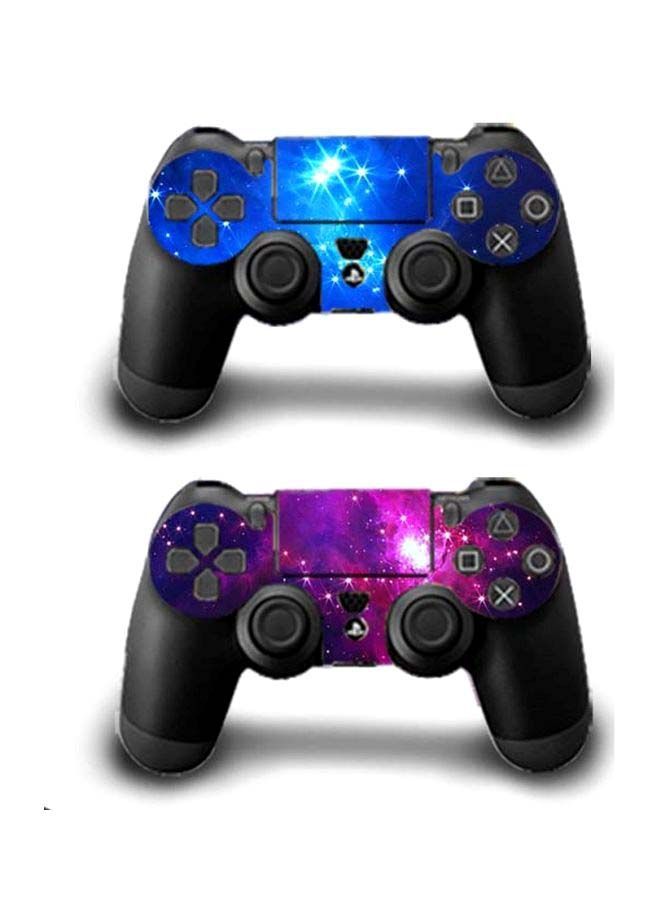 NIBEMINENT 3-Piece Galaxy Themed Stickers For PlayStation 4 Pro - Image 3