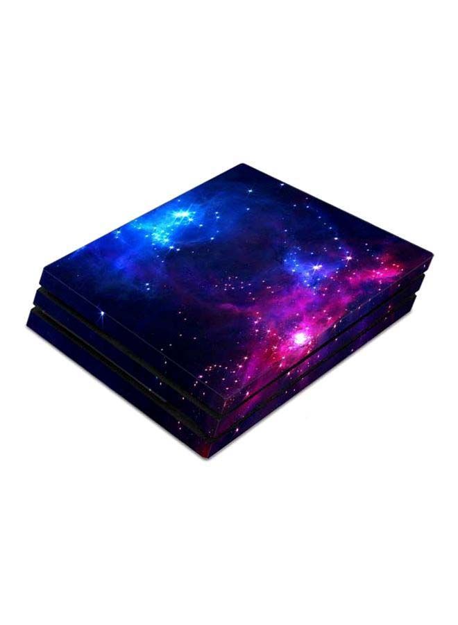 NIBEMINENT 3-Piece Galaxy Themed Stickers For PlayStation 4 Pro - Image 4