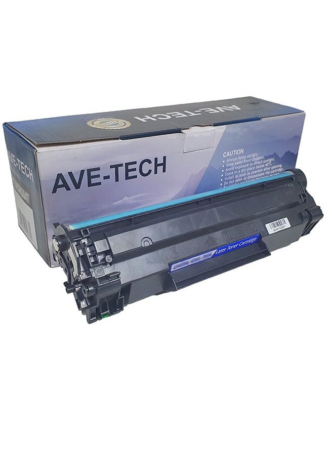 افي - التكنولوجيا خرطوش حبر لطابعه AVE-TECH ليزر 126A ,310A ,350A اسود  - Image 1