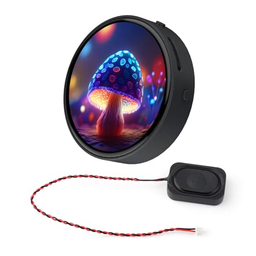 Waveshare ESP32S3 175inch AMOLED Round Touch Display Development Board 32bit LX7 Dualcore 466466 QSPI Dual Digital Microphones Array ESP32 with Display with Case - Image 1