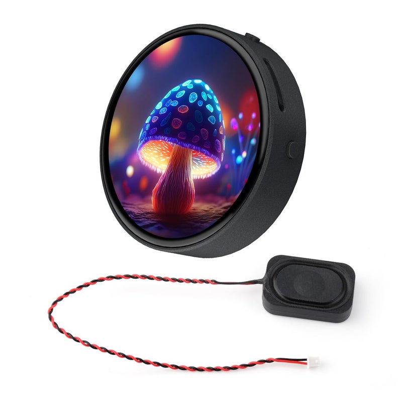 Waveshare ESP32S3 175inch AMOLED Round Touch Display Development Board 32bit LX7 Dualcore 466466 QSPI Dual Digital Microphones Array ESP32 with Display with Case - Image 2
