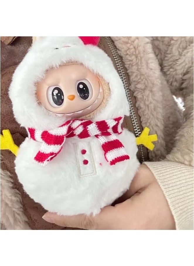 Labubu Clothes One-piece Zipper Clothes Labubu Keychain Accessories Cute Doll Clothes Fashion One-piece Suit 15 17cm Rabubu First, Second, Third Generation Universal (no dolls)  - Image 5