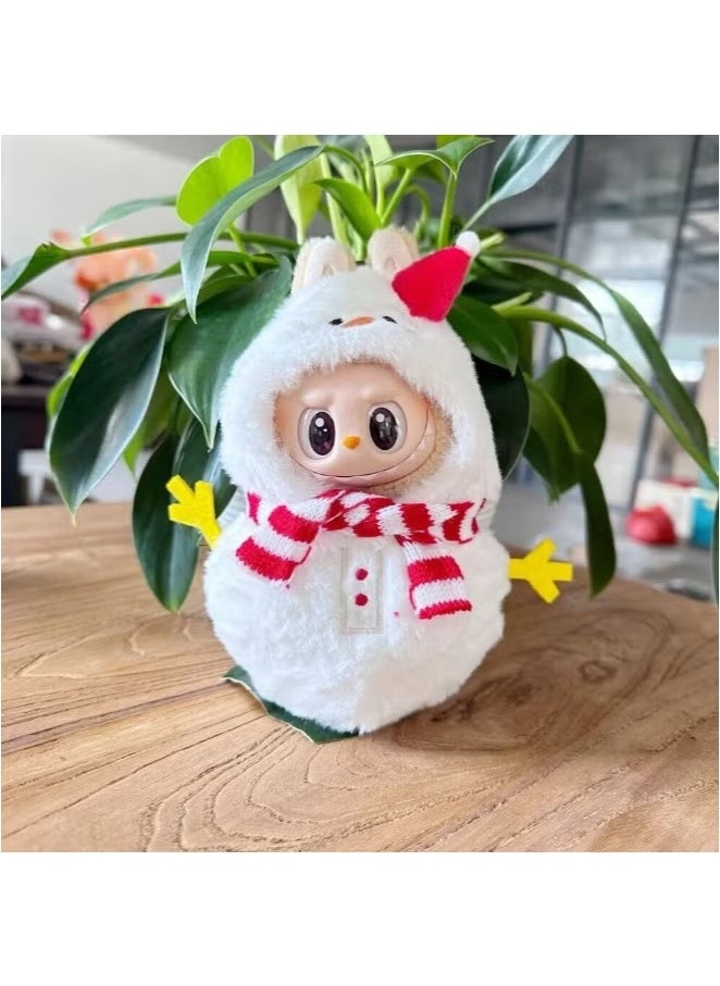 Labubu Clothes One-piece Zipper Clothes Labubu Keychain Accessories Cute Doll Clothes Fashion One-piece Suit 15 17cm Rabubu First, Second, Third Generation Universal (no dolls)  - Image 3