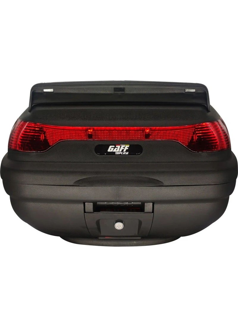 Ebakbak Motorcycle Rear Bag Black + Top Carrying Apparatus Motor Tour Bag  - Image 1