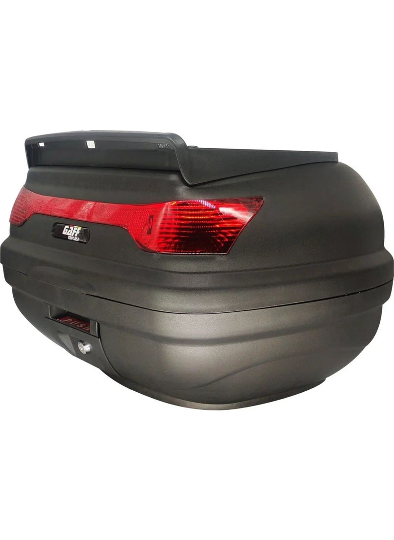 Ebakbak Motorcycle Rear Bag Black + Top Carrying Apparatus Motor Tour Bag  - Image 2