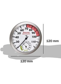 TFA Analog Sauna Thermo Hygrometer Heat Resistant Materials Temperature Humidity  - Image 2
