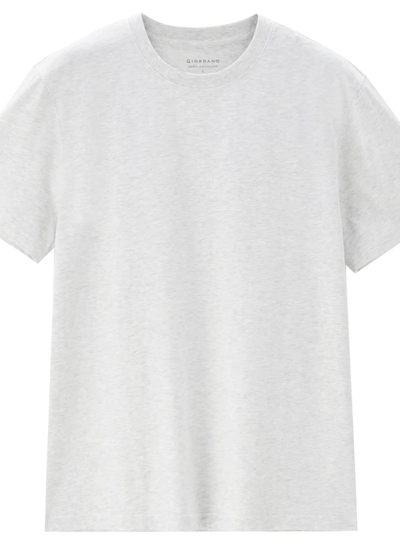 GIORDANO Men’s Slim Fit Tee –Lightweight & Everyday Comfort | Korea Collection
