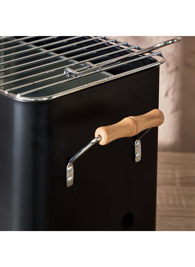 Home Box BarbeQ Charcoal Rectangular Griller 32x21x23 cm  - Image 4