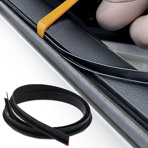 Pincuttee 4M/13.1FT Car Window Seal Strip,Car Window Weather Stripping Seal,Universal Auto Window Rubber Draft Seal Strip with Installation Tool(V-Shape) - Image 1