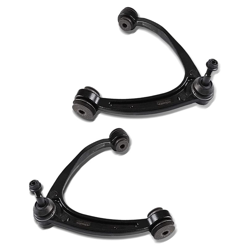 ASTARPRO Front Upper Control Arms with Ball Joints Replacement for Chevy GMC Silverado Sierra Suburban 1500 Avalanche Yukon Tahoe Cadillac Escalade ESV 2pc Set