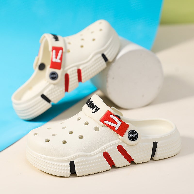 Children'S Cave Shoes Summer Boys And Girls Slippers Non-Slip Soft Bottom Indoor Home Big Children Beach Sandals - Image 3
