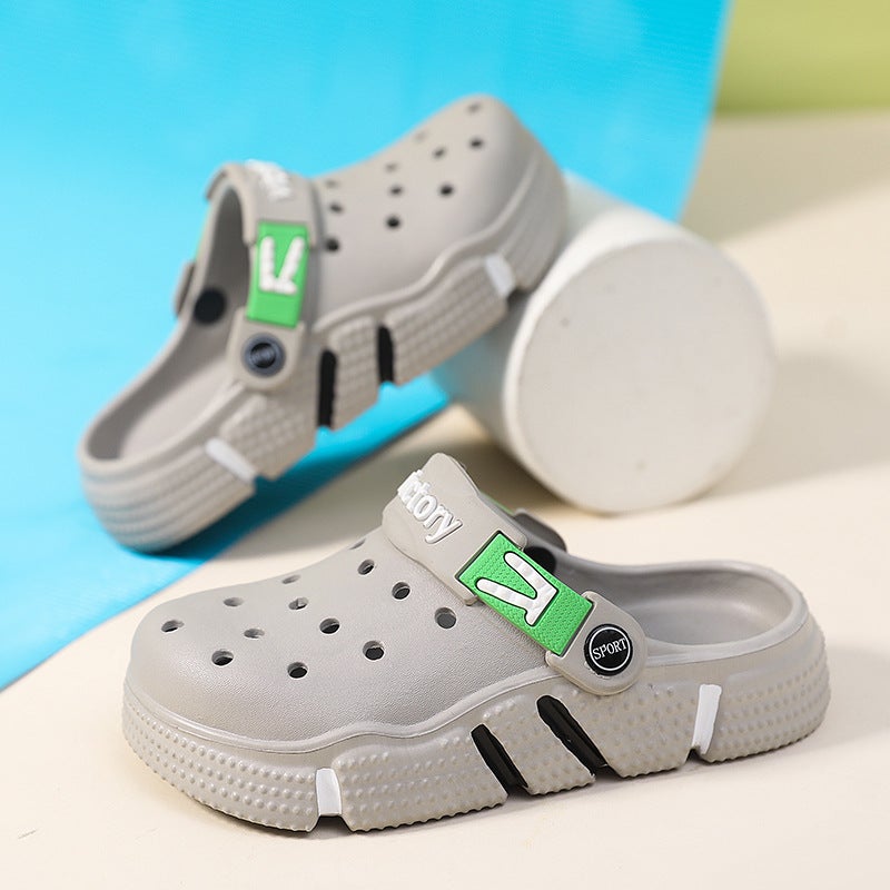 Children'S Cave Shoes Summer Boys And Girls Slippers Non-Slip Soft Bottom Indoor Home Big Children Beach Sandals - Image 4