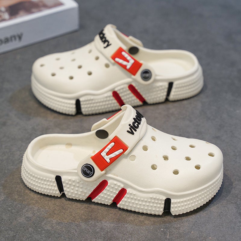 Children'S Cave Shoes Summer Boys And Girls Slippers Non-Slip Soft Bottom Indoor Home Big Children Beach Sandals - Image 1