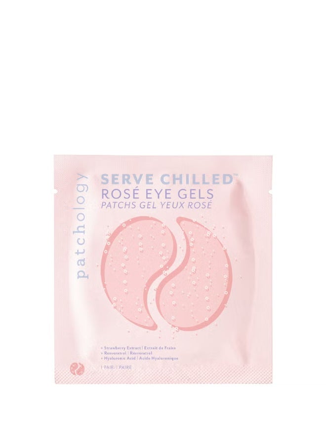 Patchology Serve Chilled Rosé Eye Gels Single - Image 1