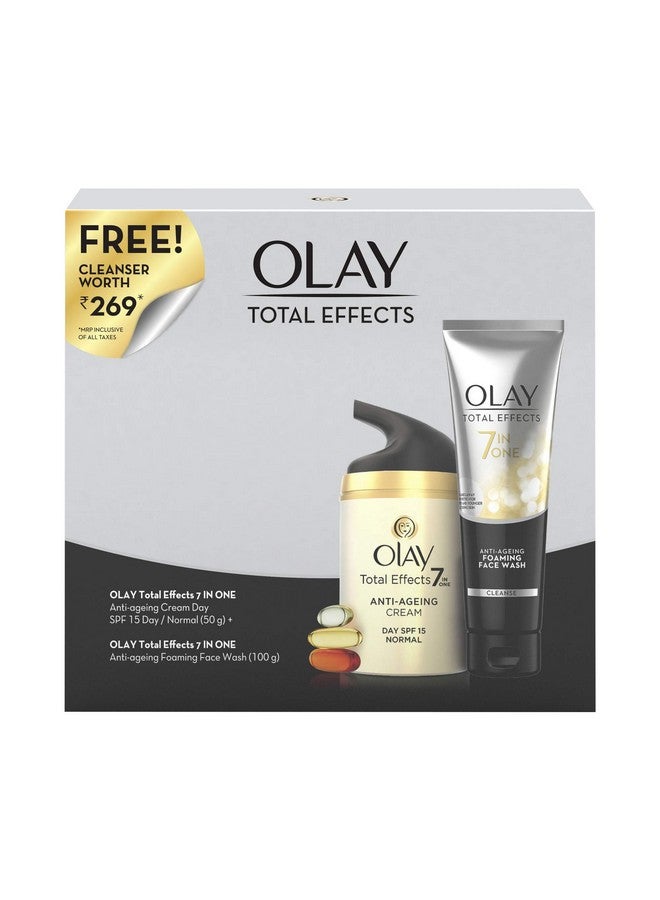 Olay Combo Pack Total Effects 7 In 1 (Day Cream 50 G & Cleanser 100G) - Image 1
