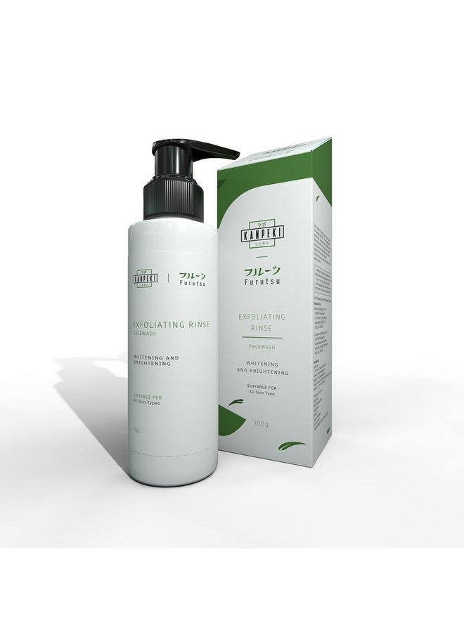 KANPEKI Labs Furutsu Exfoliating Rinse Face Wash For Whitening Skin Suitable For All Skin Type 100G - Image 1