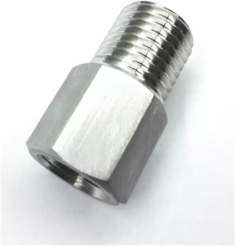 M14x1 5mm إلى M12x1 25mm 304 الفولاذ المقاوم للصدأ محمل مخفض موصل مقياس الضغط العالي - Image 1