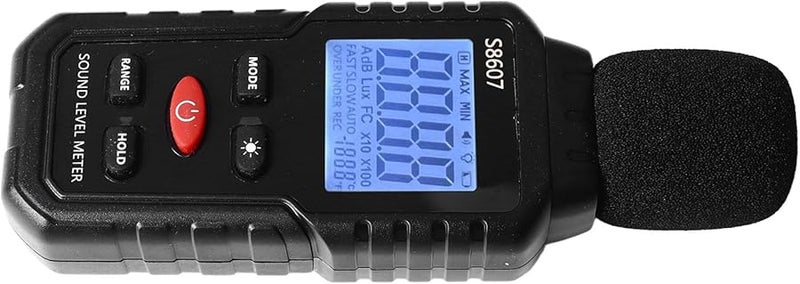 مقياس مستوى الصوت الرقمي LCD المحمول، جهاز قياس ضوضاء الديسيبل، مادة ABS - Image 1