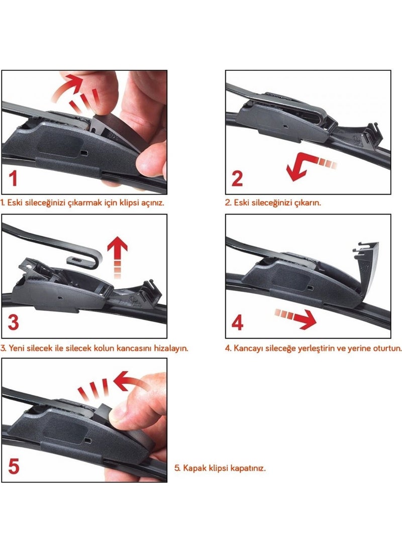 SENTINEL - Nissan X-Trail Banana Wiper Set (2015-2021) - Image 1