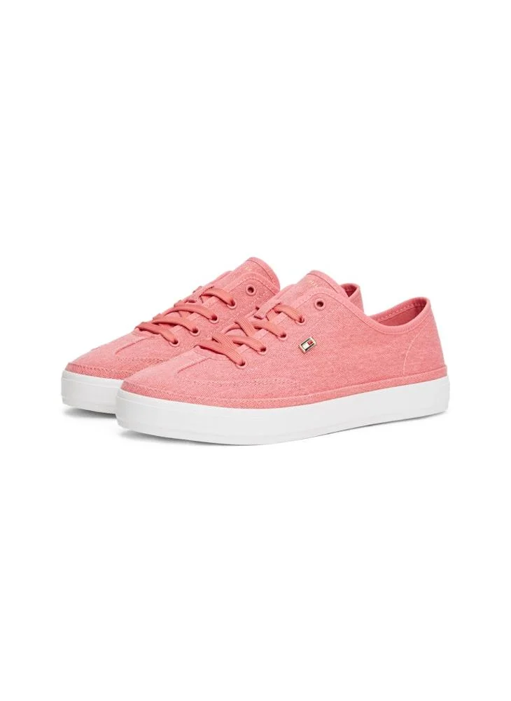 TOMMY HILFIGER Washed Canvas Low Top Sneakers