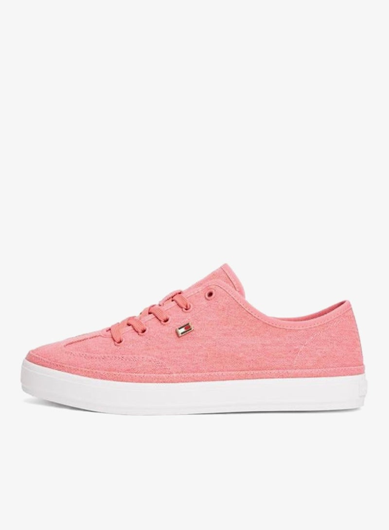 TOMMY HILFIGER Washed Canvas Low Top Sneakers - Image 2